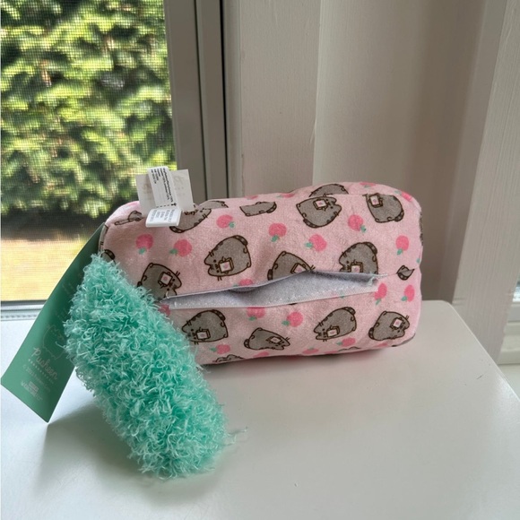NWT Pusheen sips boba cat kit exclusive chaser plush cat kicker toy - Picture 1 of 3